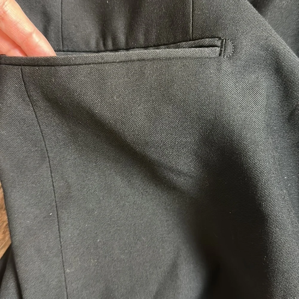 Vinci Mens Black 2 Piece 46R Jacket 40R Pant 3 Button Suit